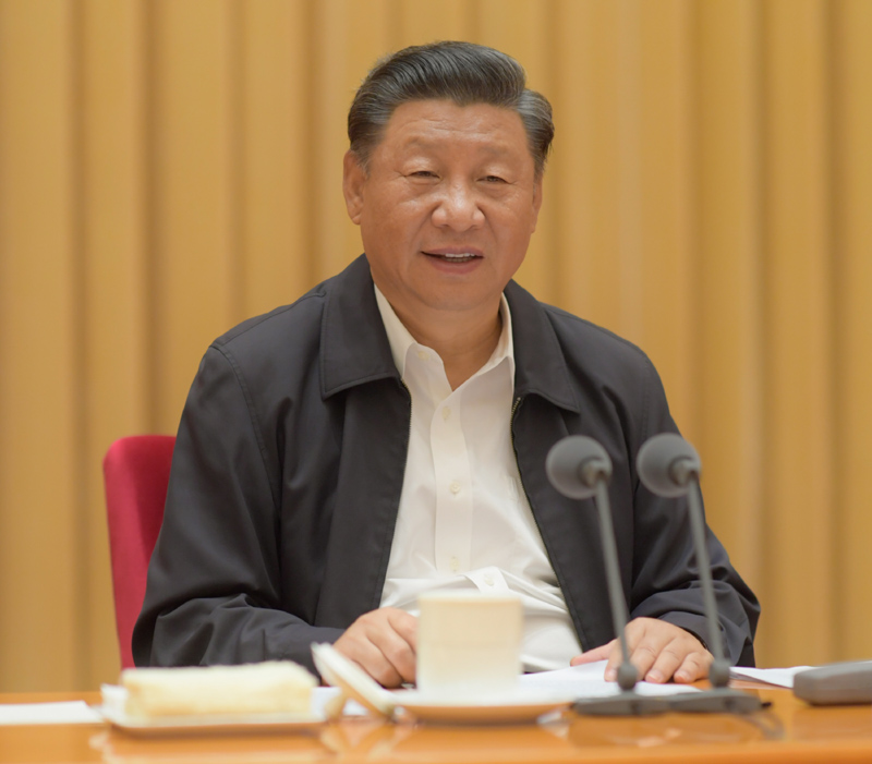 8月28日至29日，中央第七次西藏工作座谈会在北京召开。中共中央总书记、国家主席、中央军委主席习近平出席会议并发表重要讲话。新华社记者 李学仁 摄